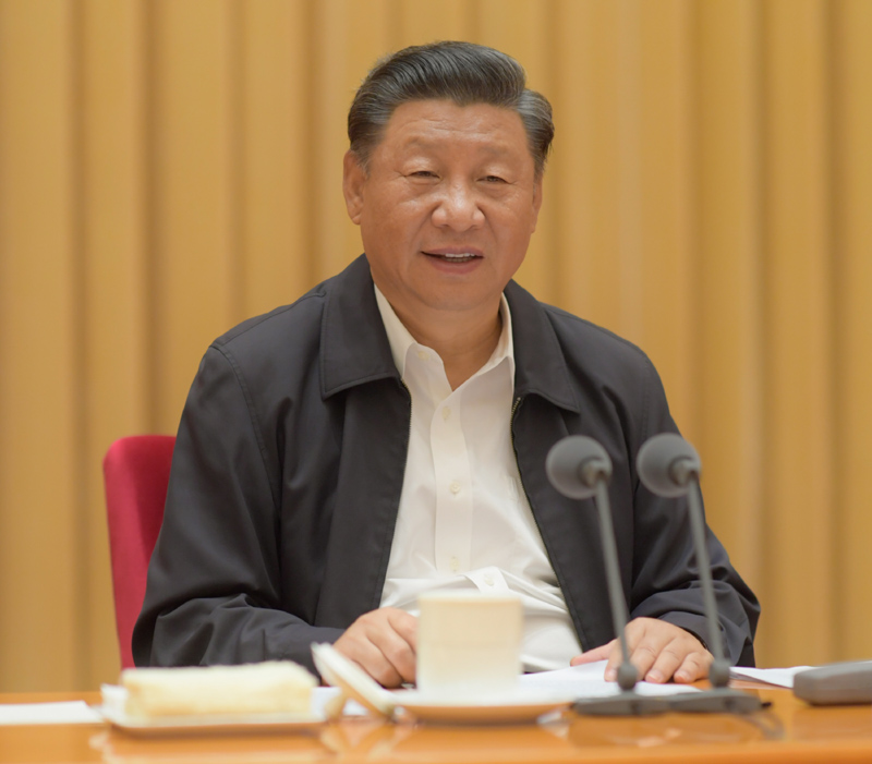 8月28日至29日，中央第七次西藏工作座谈会在北京召开。中共中央总书记、国家主席、中央军委主席习近平出席会议并发表重要讲话。新华社记者 李学仁 摄